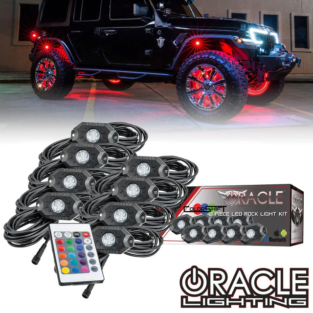 ColorSHIFT Underbody Wheel Well Rock Light Kit.