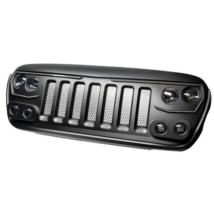 Angled view of VECTOR Pro-Series LED Grill