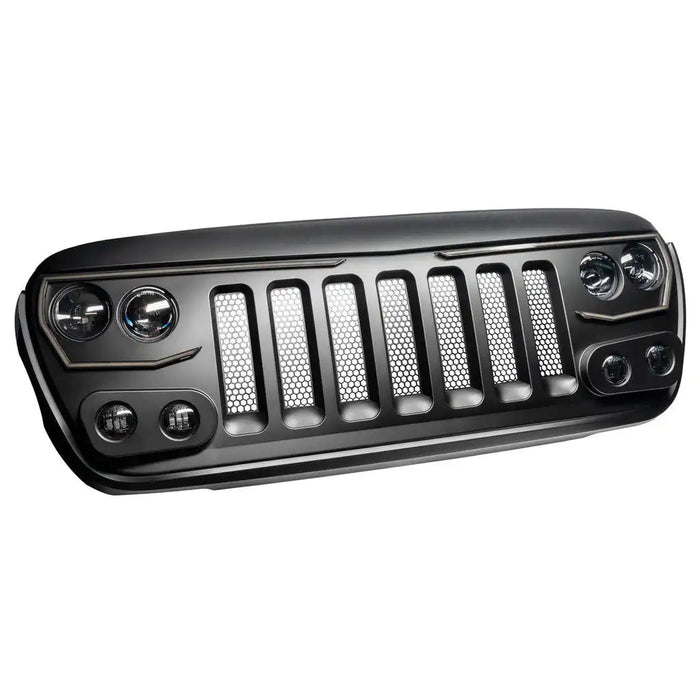 Angled view of VECTOR Pro-Series LED Grill