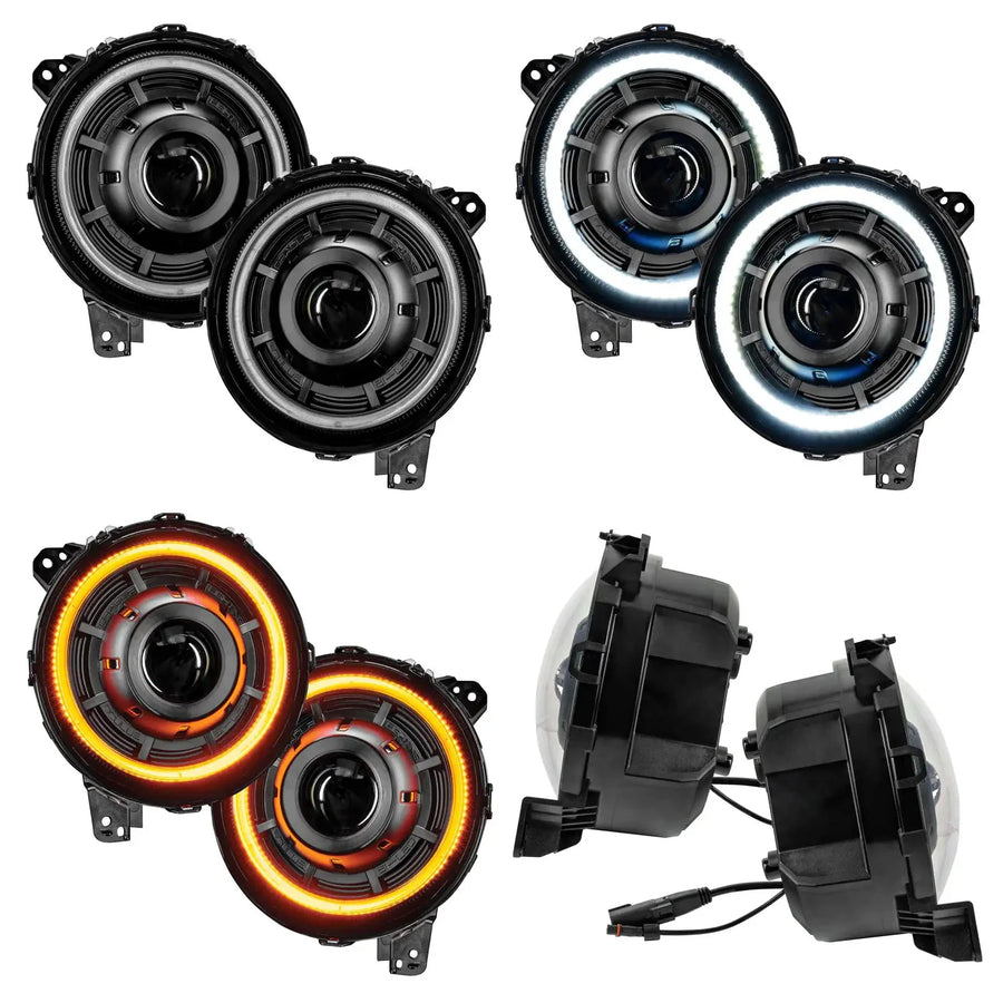 Oculus Bi-LED Projector Headlights for Jeep JL/JT- Switchback | ORACLE Outlet | GRADE B