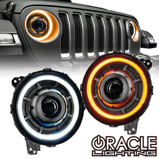 Oculus™ Switchback Bi-LED Projector Headlights for Jeep Wrangler JL/ Gladiator JT