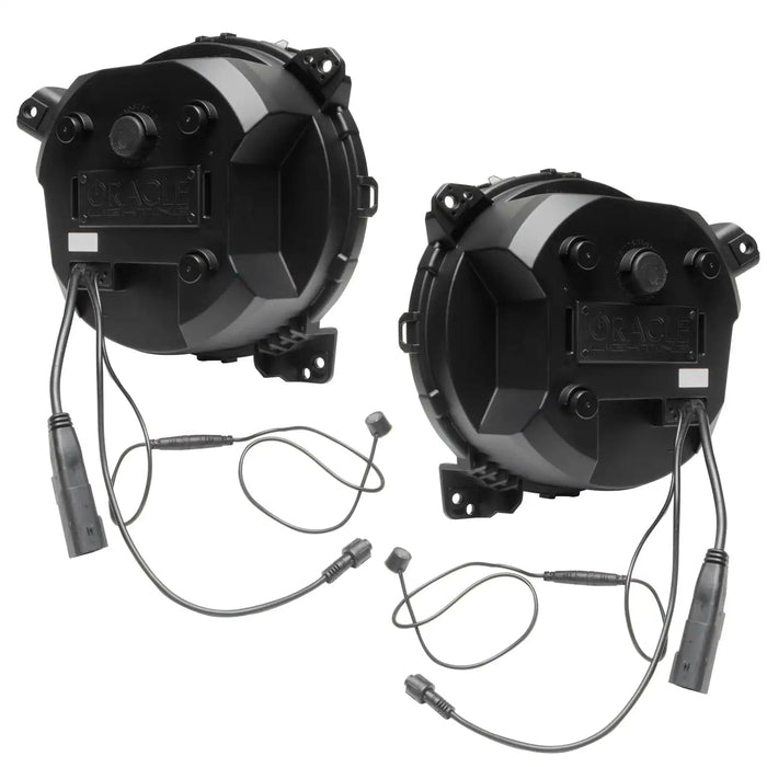 Back view of oculus heated lens headlights