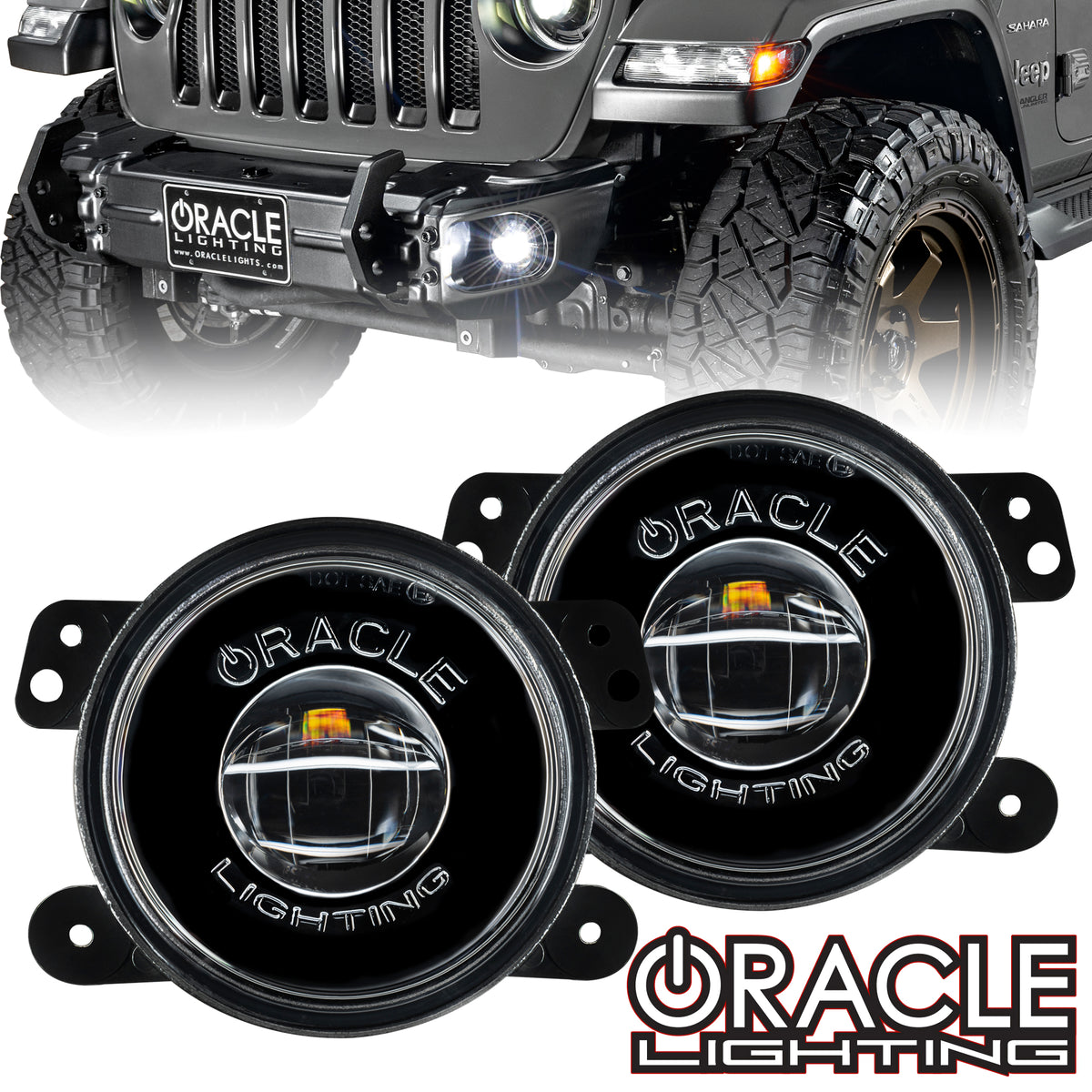 Wrangler JK/JL & Gladiator High Performance 20W LED Fog Lights | ORACLE Lighting