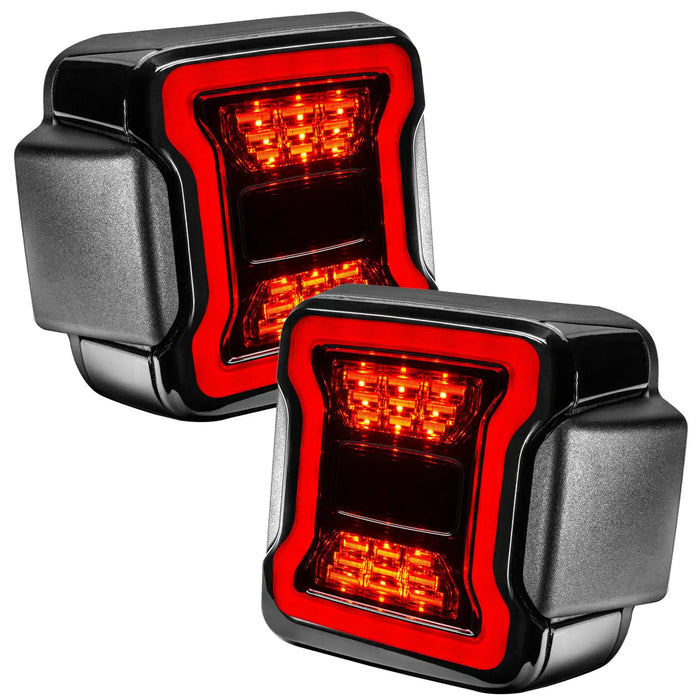 ORACLE Jeep Wrangler JL Black Series LED Tail Lights | ORACLE Outlet | GRADE A