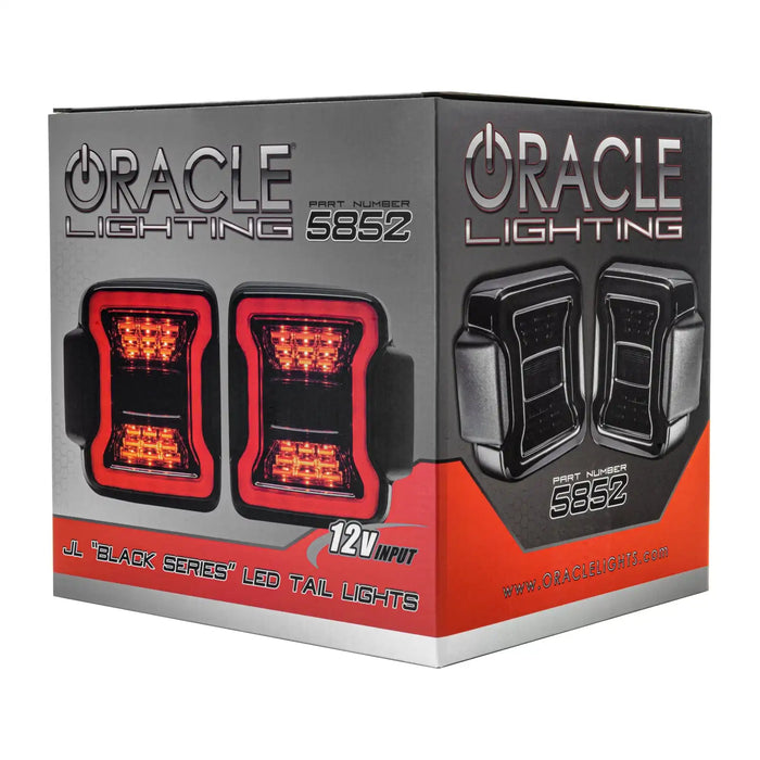 ORACLE Jeep Wrangler JL Black Series LED Tail Lights | ORACLE Outlet | GRADE A