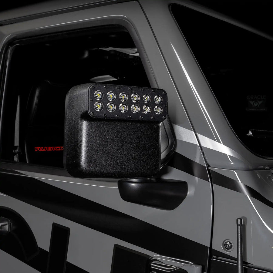LED Off-Road Side Mirrors for Jeep Wrangler JL / Gladiator JT