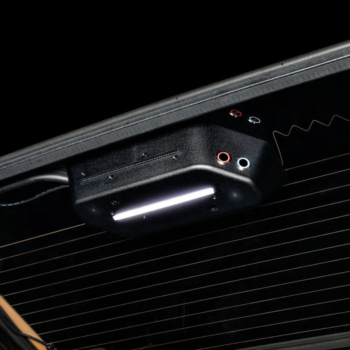 Close-up of installed cargo light module