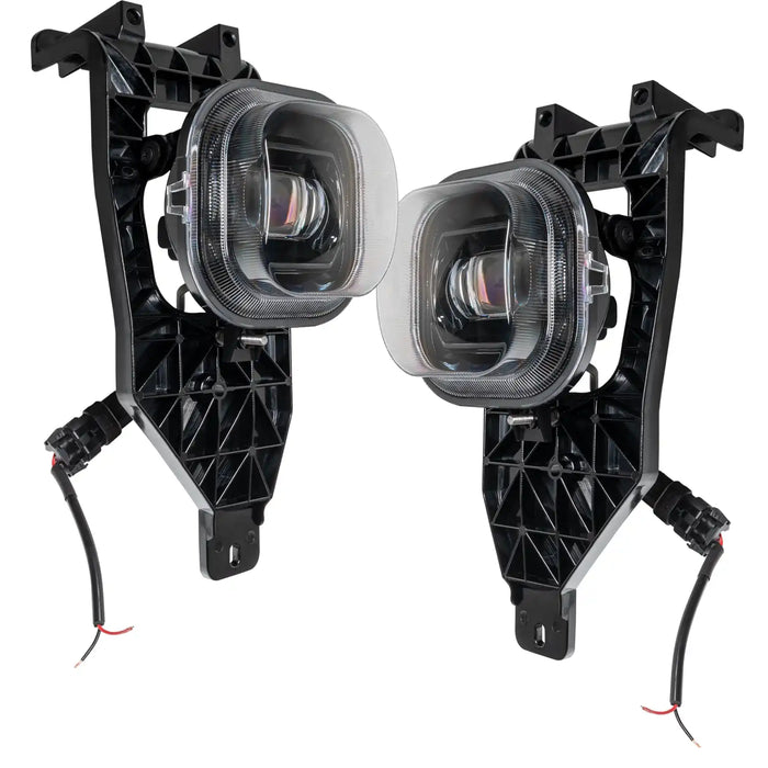 Angled view of 2005-2007 Ford F-250.F-350 Super Duty High Powered LED Fog Light (Pair)