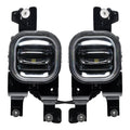 Front view of 2008-2010 Ford F-250/F-350 Super Duty High Powered LED Fog Light (Pair)
