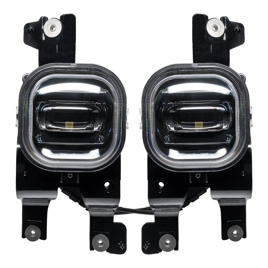 Front view of 2008-2010 Ford F-250/F-350 Super Duty High Powered LED Fog Light (Pair)