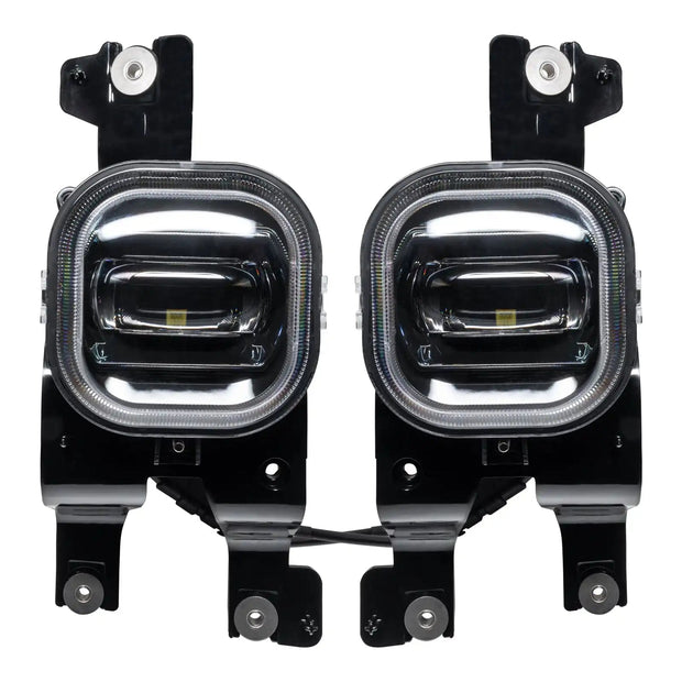 Front view of 2008-2010 Ford F-250/F-350 Super Duty High Powered LED Fog Light (Pair)