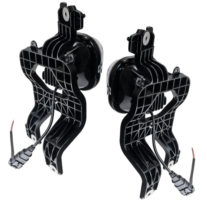 Rear angled view of 2008-2010 Ford F-250/F-350 Super Duty High Powered LED Fog Light (Pair)