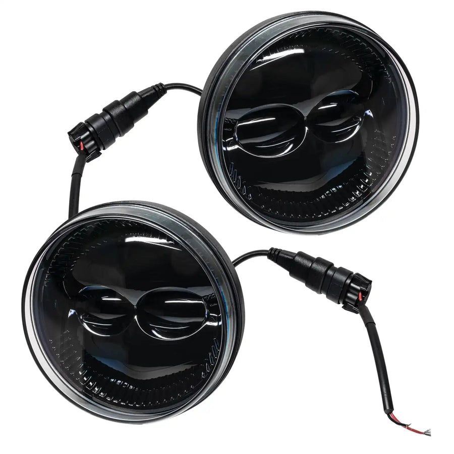 Angled view of 2007-2014 GMC Sierra 1500/2500/3500 High Powered LED Fog (Pair)