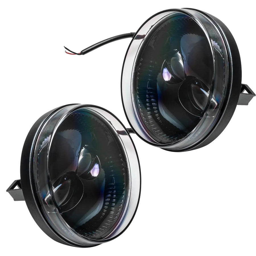 Angled view of 2007-2014 GMC Sierra 1500/2500/3500 High Powered LED Fog (Pair)