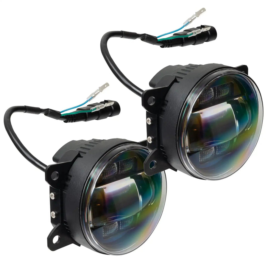 Side view of 4" High Performance LED Fog Light (Pair)