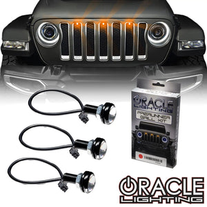 Pre-Runner Style LED Grill Light Kit for Jeep Wrangler JL