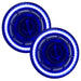 7" Oculus Headlights with blue LED outer halo ring.