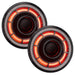 7" Oculus Headlights with red LED inner halo ring.
