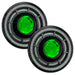 7" Oculus Headlights with green demon eye projector.