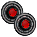 7" Oculus Headlights with red demon eye projector.