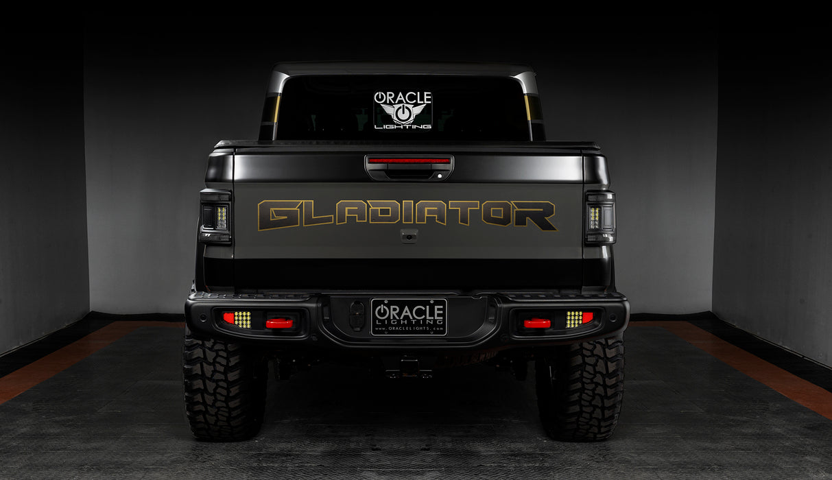 ORACLE Lighting LED flush mount tail lights for Jeep Gladiator JT on oracle edition Jeep tinted