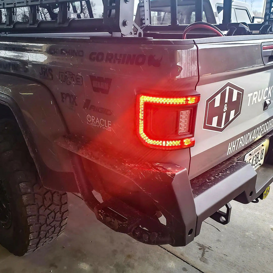 V2 | Flush Mount LED Tail Lights for Jeep Gladiator JT | Low-Profile | Plug-and-Play