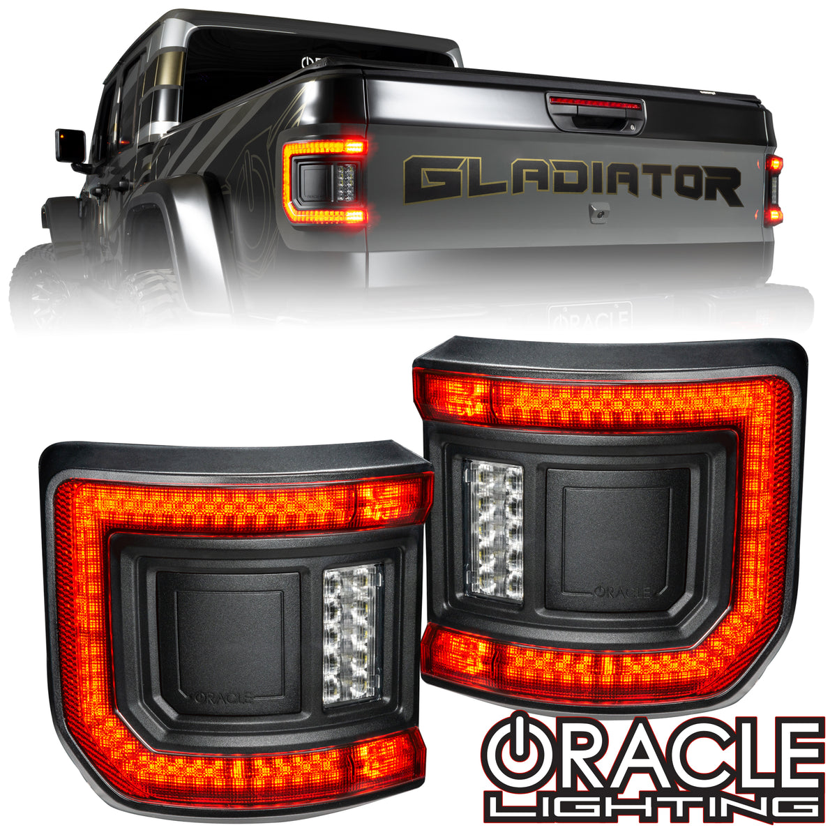 Flush Mount LED Tail Lights for Jeep Gladiator JT ORACLE Lighting