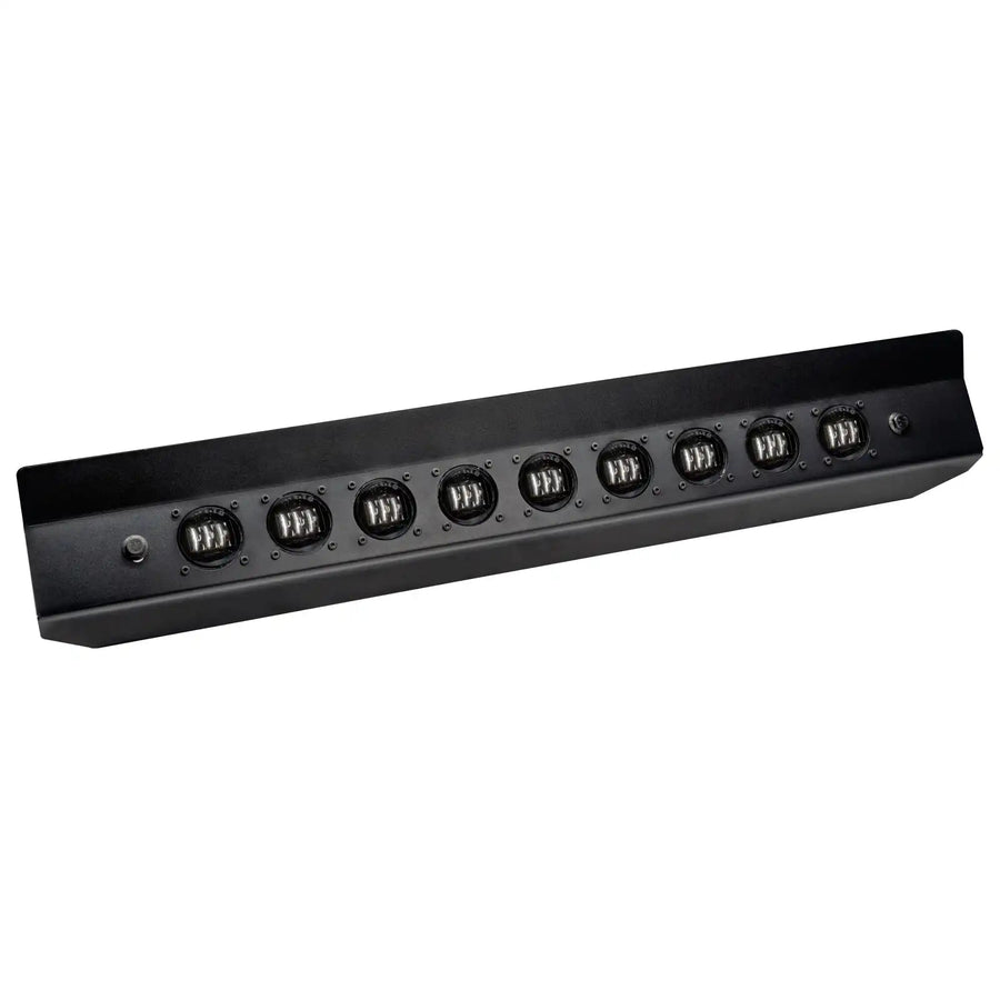 Skid plate with white LED emitters