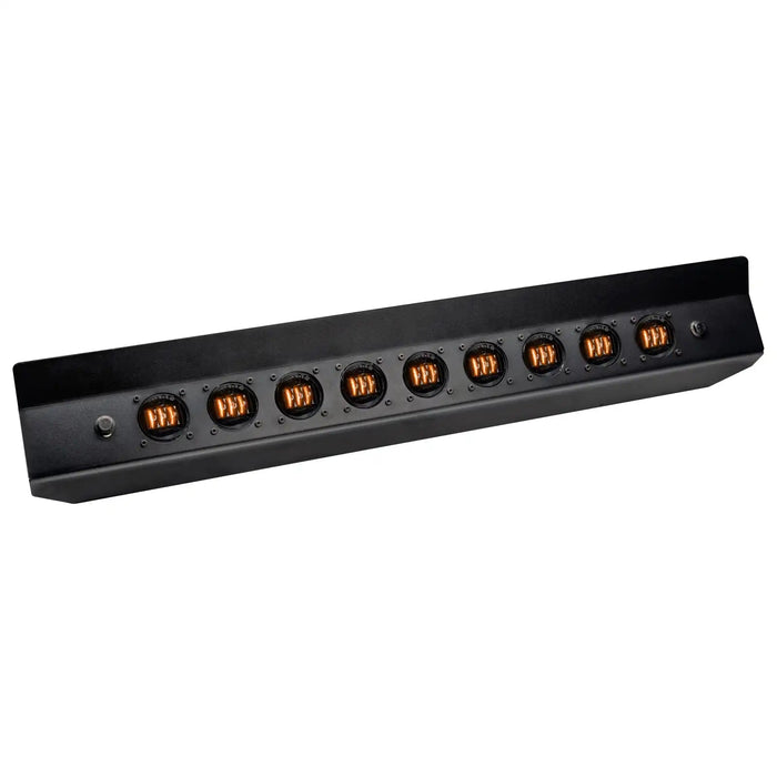 Skid plate with amber LED emitters