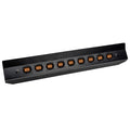 Skid plate with amber LED emitters
