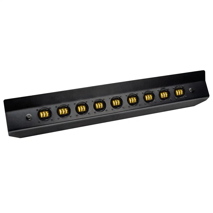 Skid plate with yellow LED emitters