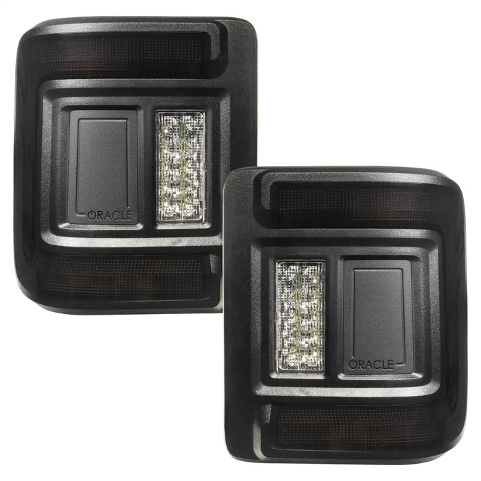 Front view of Flush Mount LED Tail Lights with tinted lens.