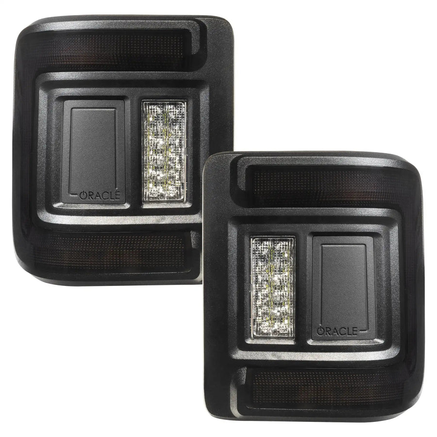 Front view of Flush Mount LED Tail Lights with tinted lens.