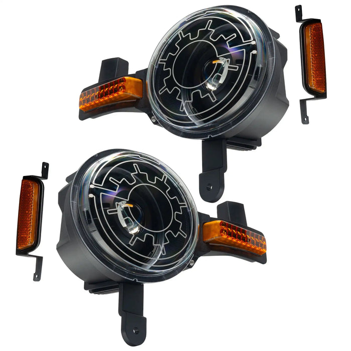 Oracle 2021+ Ford Bronco Oculus Bi-LED Projector Headlights - ColorSHIFT LED main image 0