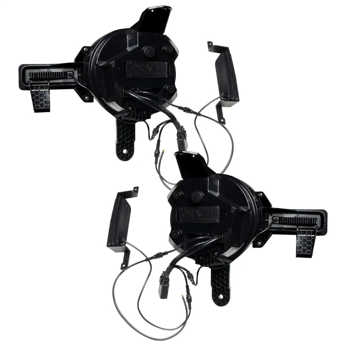 Rear view of Oculus Headlights for Ford Bronco.