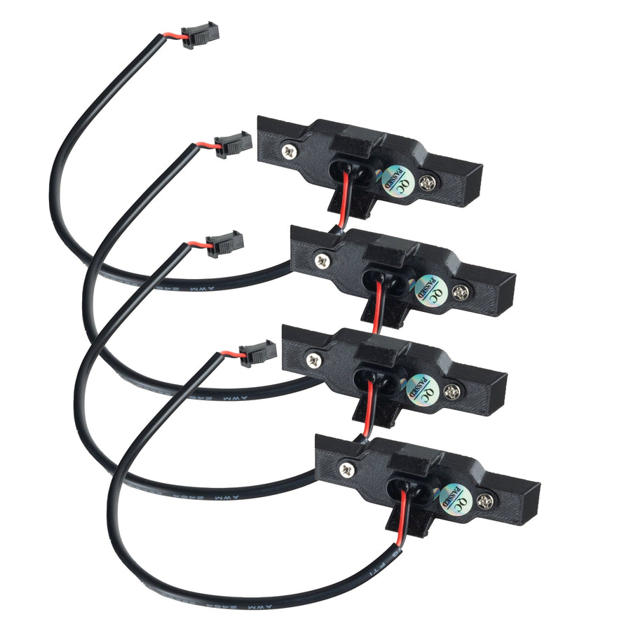 2024+ Jeep Wrangler JL/ Gladiator JT Pre-Runner Style LED Grill Light Kit - PRE-ORDER components with connectors and wires.