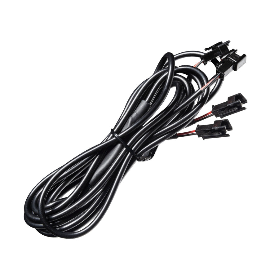 2024+ Jeep Wrangler JL/ Gladiator JT Pre-Runner Style LED Grill Light Kit wiring harness