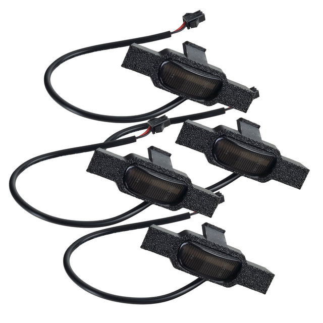 2024+ Jeep Wrangler JL/ Gladiator JT Pre-Runner Style LED Grill Light Kit - PRE-ORDER includes four LED lights with wiring.