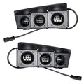 2021-2026 Ford Bronco Triple LED Fog Light Kit - Steel Modular Bumper | 90W