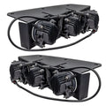 Rear view of Ford Bronco Triple LED Fog Light Kit.