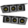 Front view of Ford Bronco Triple LED Fog Light Kit.