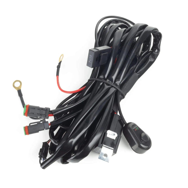 ORACLE Lighting Dual Deutsch DTM 40A Relay Wiring Harness with Illuminated Switch