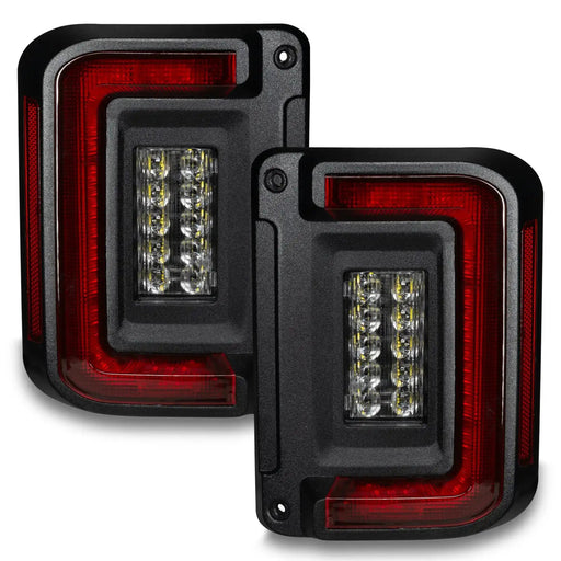 Jeep wrangler JK flush mount tail lights turned off