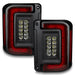 Jeep wrangler JK flush mount tail lights turned off