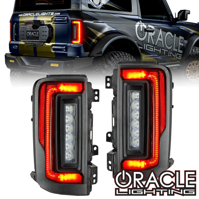 Flush Style LED Taillights for 2021-2024 Ford Bronco