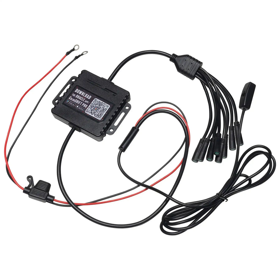 Wiring hub for ColorSHIFT RGB+W Underbody Wheel Well Rock Light Kit