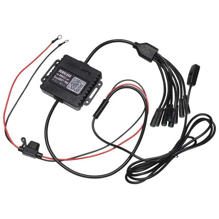 Wiring hub for ColorSHIFT RGB+W Underbody Wheel Well Rock Light Kit