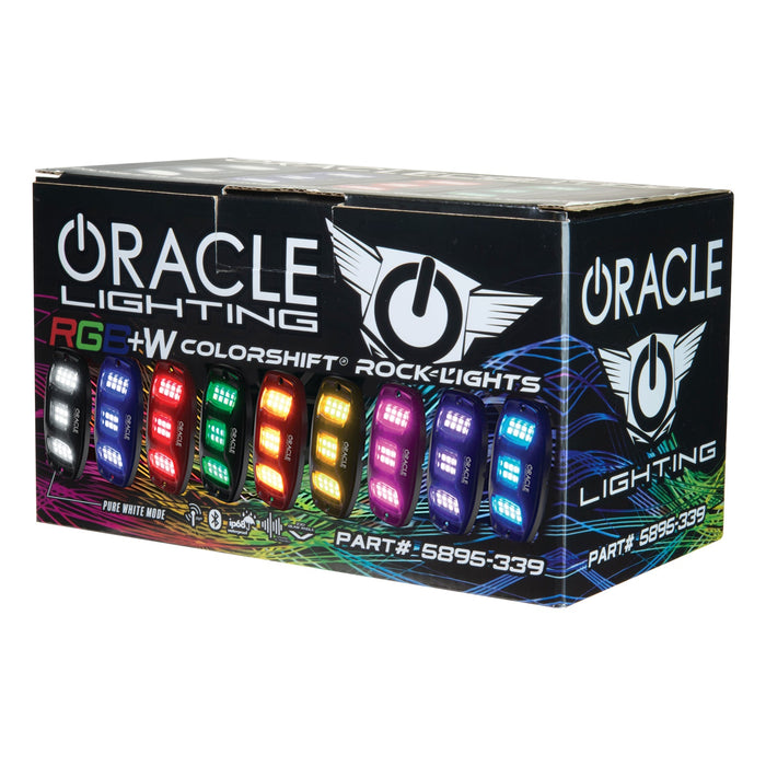 RGB+W colorshift rock light packaging