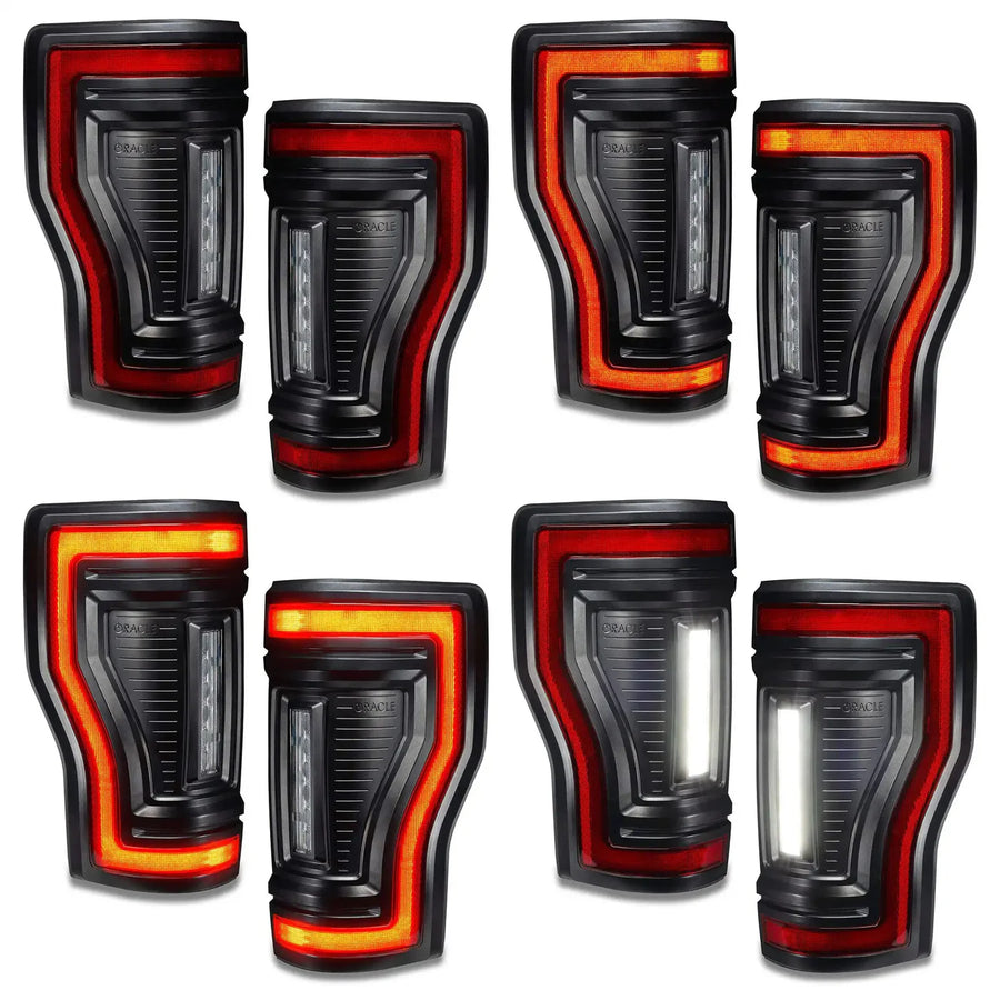 Flush Mount LED Tail Lights for 2017-2022 Ford F-250/350 Superduty | ORACLE Outlet | GRADE C