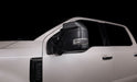 Close-up of LED Off-Road Side Mirrors installed on a Ford SuperDuty.
